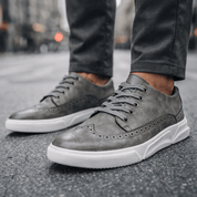 Harrington Brogue Leather Trainers | Men's Leather Brogues | Classic Wingtip Oxford Smart Shoes UK