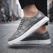 Harrington Brogue Leather Trainers | Men's Leather Brogues | Classic Wingtip Oxford Smart Shoes UK