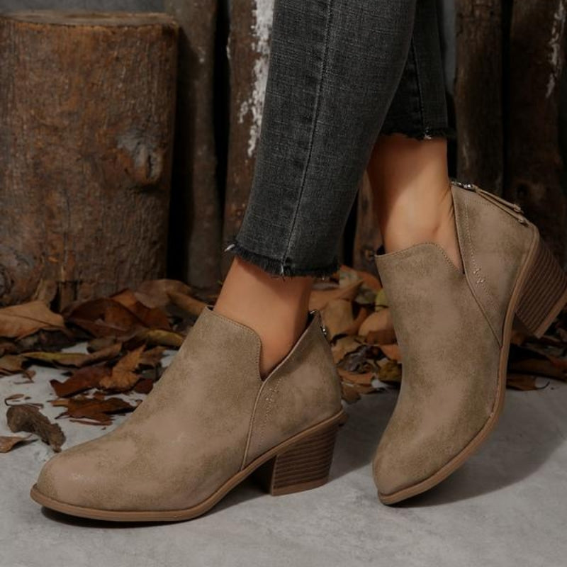 Roselyn Heeled Ankle Boots | Women's High Heels | Elegant Party Court Shoes UK