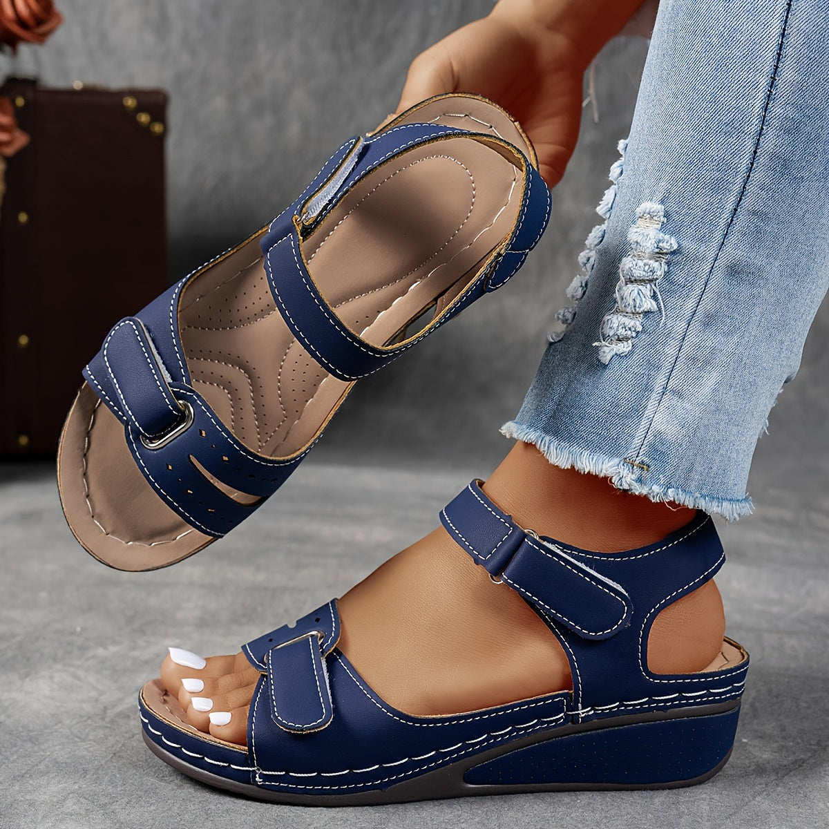 Sorella Support Sandals | Women's Comfort Cushioned Sandals | Arch Support Summer Shoes UK