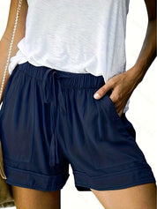 Maya Relaxed Drawstring Shorts | Women's Relaxed Drawstring Shorts | Casual Comfortable Summer Shorts UK