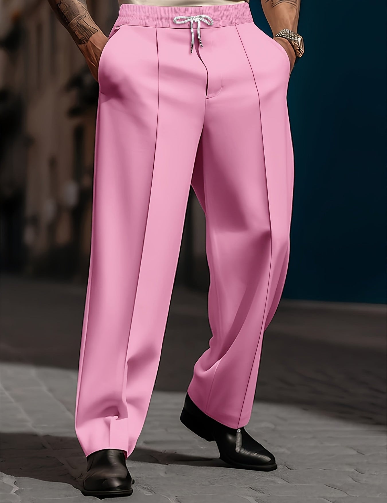 Branford Relaxed Casual Trousers | Women's High-Waisted Relaxed Trousers | Wide Leg Casual Bottoms UK
