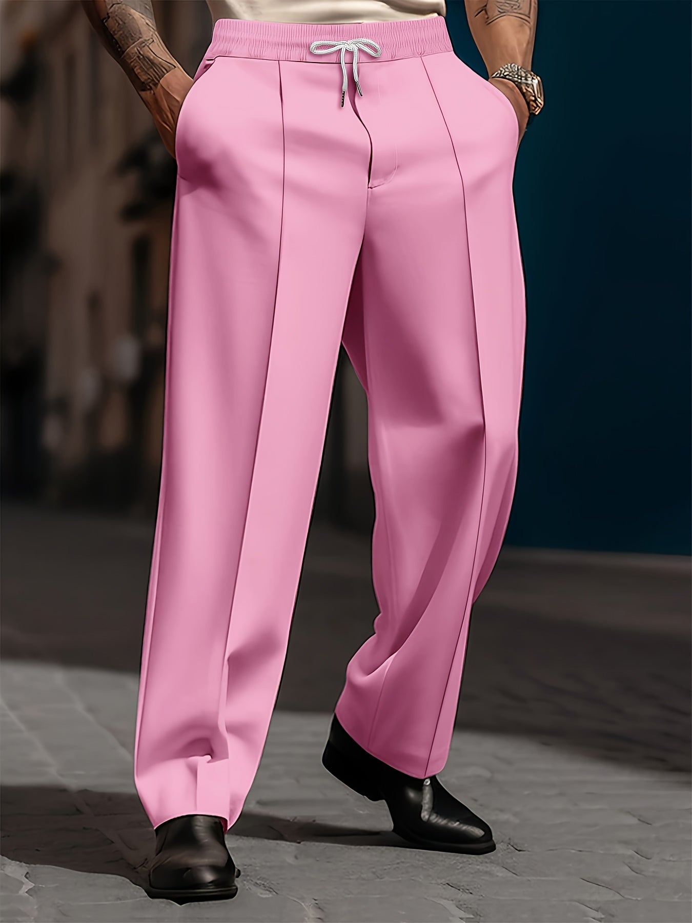 Branford Relaxed Casual Trousers | Women's High-Waisted Relaxed Trousers | Wide Leg Casual Bottoms UK