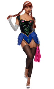 Princess Duties 5-Piece Storybook Princess Halloween Costume Set – Fairy Tale Party Outfit Women