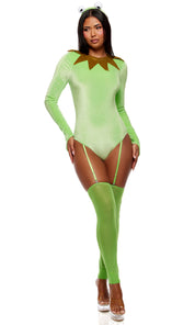 Green Ain't Easy 3-Piece TV Character Halloween Costume Set – Wicked Witch Inspired Party Outfit