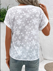 Liana Floral Draped Blouse | Women's Floral Print Blouse | Lightweight Casual Summer Top UK