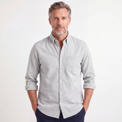 Kensington Chest-Pocket Linen Shirt | Men's Linen Summer Shirt | Breathable Holiday Casual Top UK