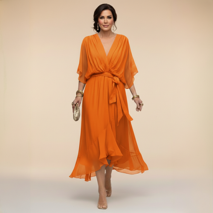 Maeve Flow Maxi Dress | Women's Elegant Maxi Dress | Summer Holiday Long Dress UK