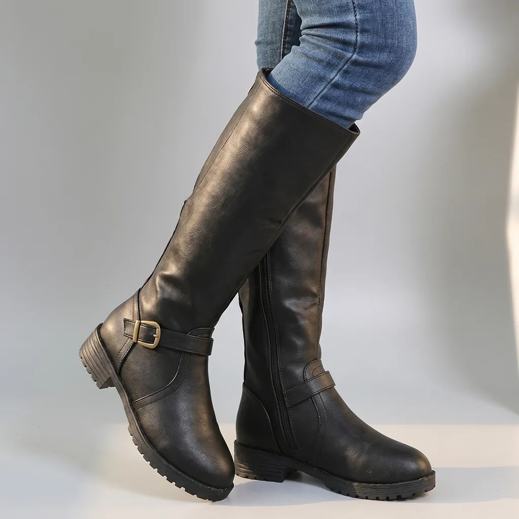 Adaline-Leather-Riding-Boots-Buckle-Strap-Side-Zip-Lug-Sole-Footwear-image-4.jpg