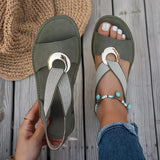 Marden Coastal Strap Sandals | Women's Strappy Summer Sandals | Beach Holiday Flat Shoes UK