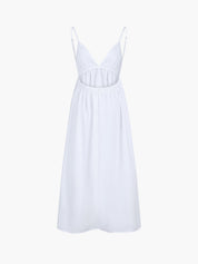Coastal Cowgirl Open Back Long Dress | Women's Fashion Dress | Elegant Casual Everyday Dress UK