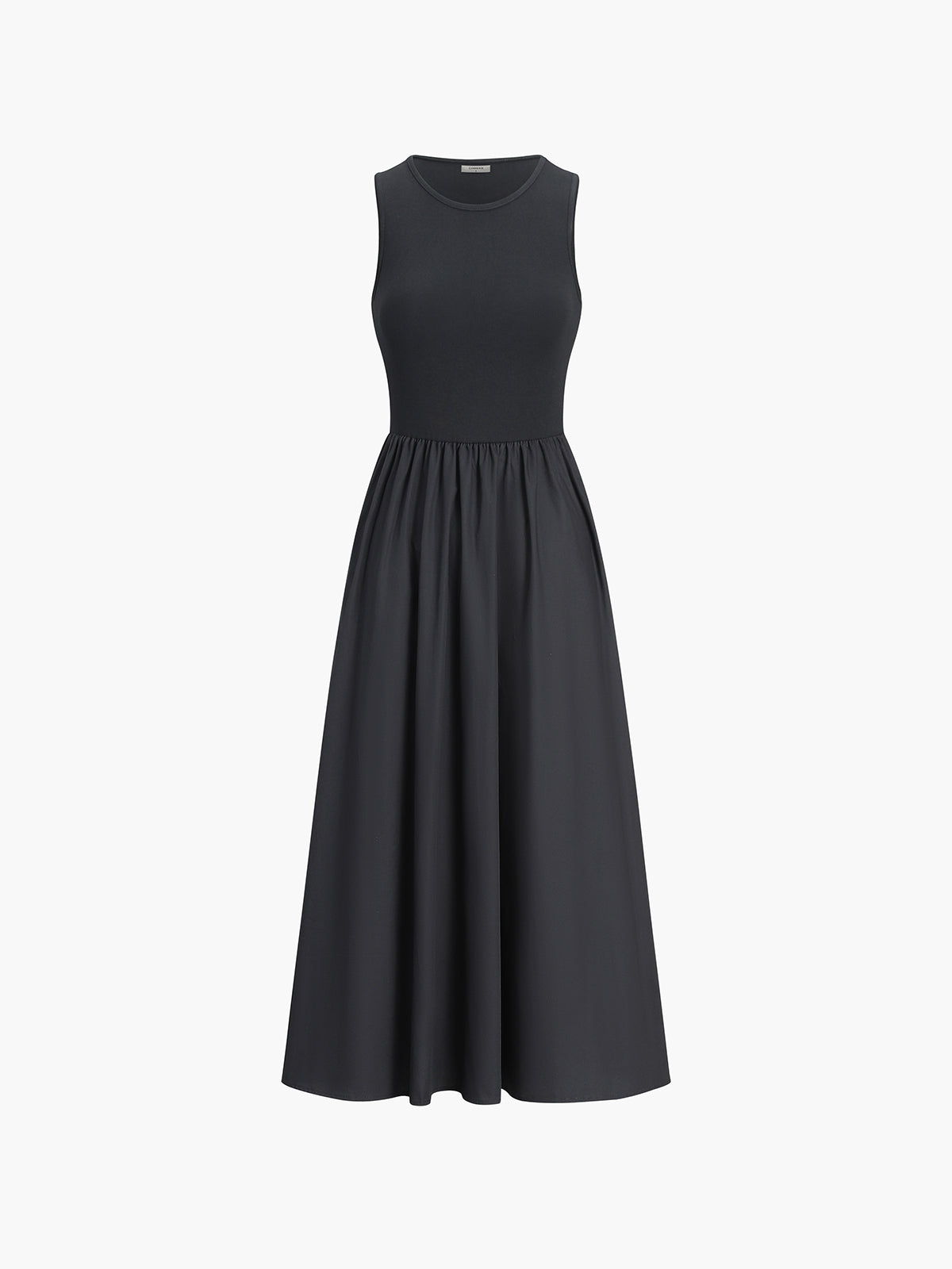 Leisure Crew Neck Long Dress | Women's Casual Long Dress | Relaxed Everyday Fashion Dress UK