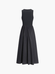 Leisure Crew Neck Long Dress | Women's Casual Long Dress | Relaxed Everyday Fashion Dress UK