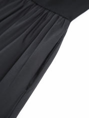 Leisure Crew Neck Long Dress | Women's Casual Long Dress | Relaxed Everyday Fashion Dress UK