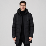 Whitstable Hooded Puffer Jacket | Men's Padded Winter Coat | Warm Insulated Outerwear UK