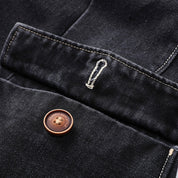 Billy Wilson Denim Jacket | Men's Vintage Wash Denim Jacket | Classic Casual Jean Jacket UK