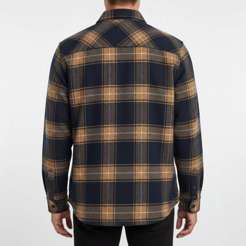 Fletcher Brushed Flannel Shirt | Men's Plaid Flannel Shirt | Smart Casual Checked Shirt UK