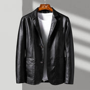 Luca Leather Jacket | Men's Genuine Leather Jacket | Classic Biker Style Outerwear UK