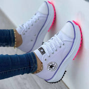 Stella Star Platform Trainer | Women's Platform Chunky Trainers | Thick Sole Fashion Shoes UK