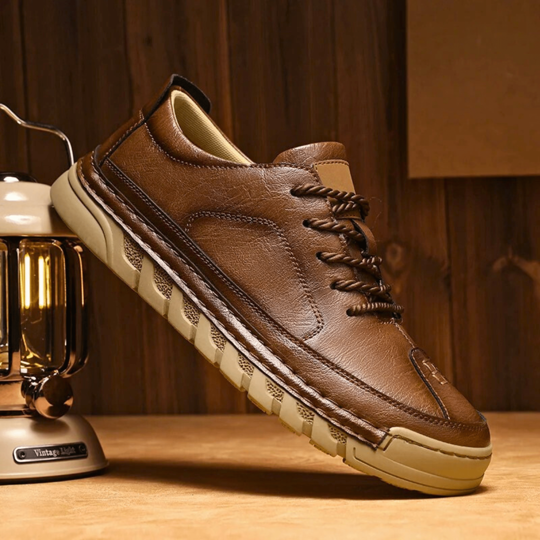 Easton Leather Trainer | Men's Genuine Leather Trainers | Smart Casual Fashion Shoes UK