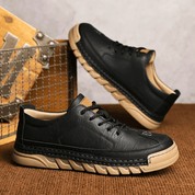 Easton Leather Trainer | Men's Genuine Leather Trainers | Smart Casual Fashion Shoes UK