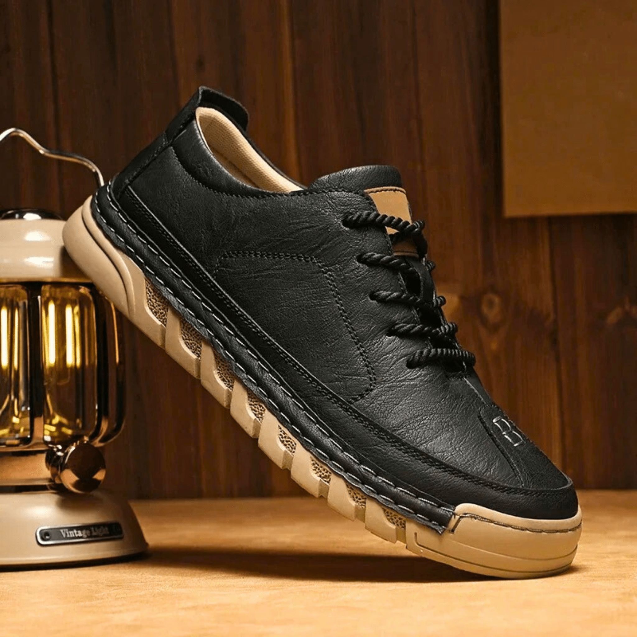Easton Leather Trainer | Men's Genuine Leather Trainers | Smart Casual Fashion Shoes UK