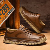 Easton Leather Trainer | Men's Genuine Leather Trainers | Smart Casual Fashion Shoes UK