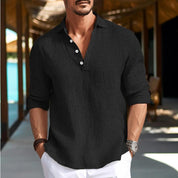 Gideon Shirt | Men's Oxford Button-Down Shirt | Smart Casual Formal Top UK