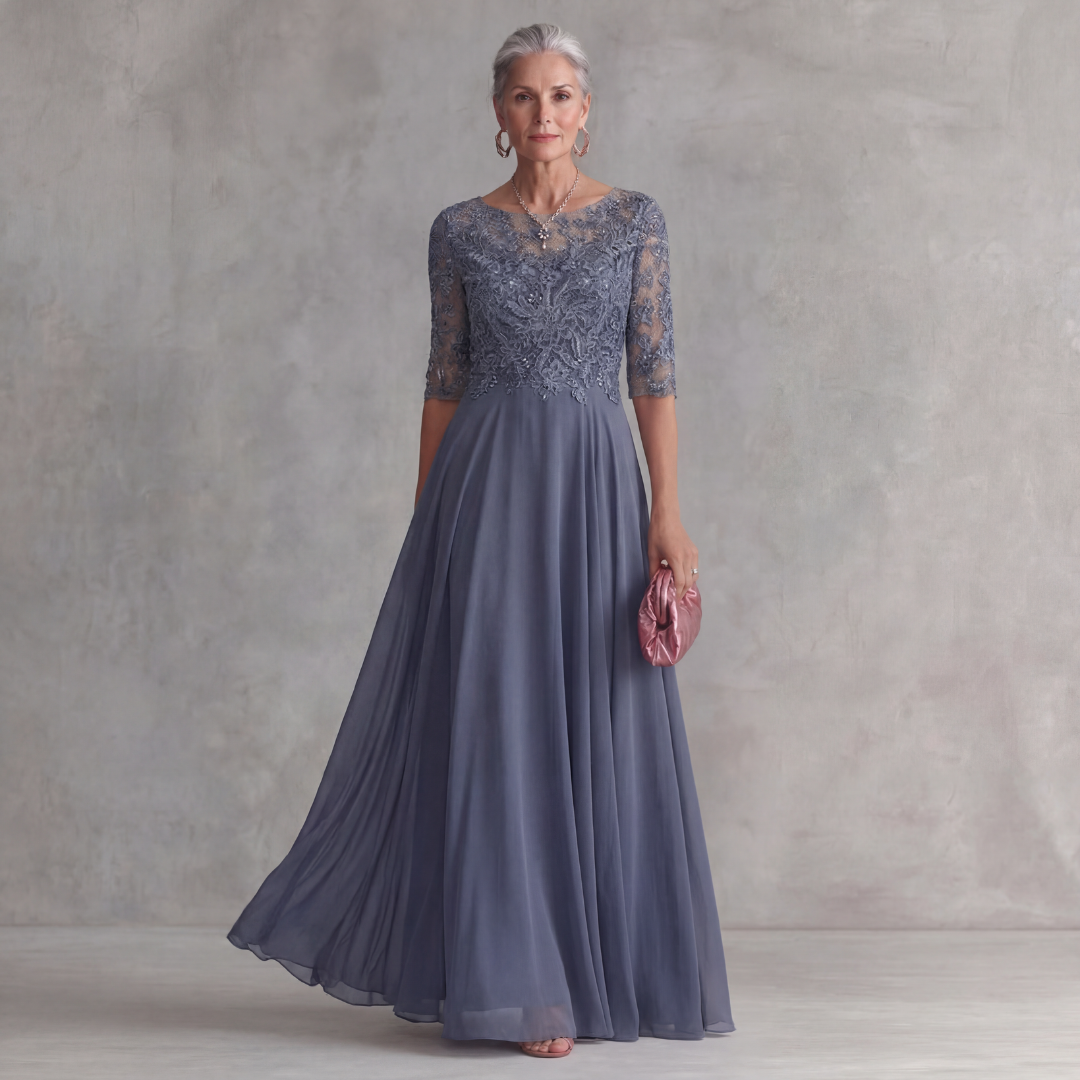 Arlo Flowing Midi Dress | Women's Classic Midi Dress | Elegant Everyday Dress UK