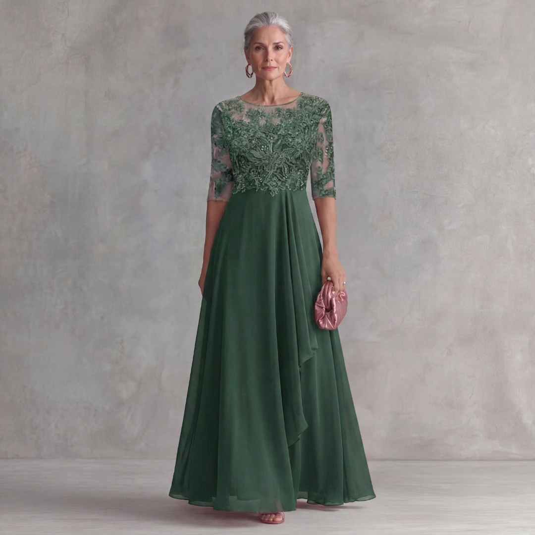 Arlo Flowing Midi Dress | Women's Classic Midi Dress | Elegant Everyday Dress UK