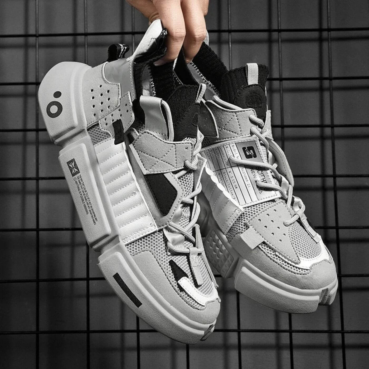 Parker Comfort Sneaker | Men's Comfort Memory Foam Trainers | Cushioned Everyday Shoes UK