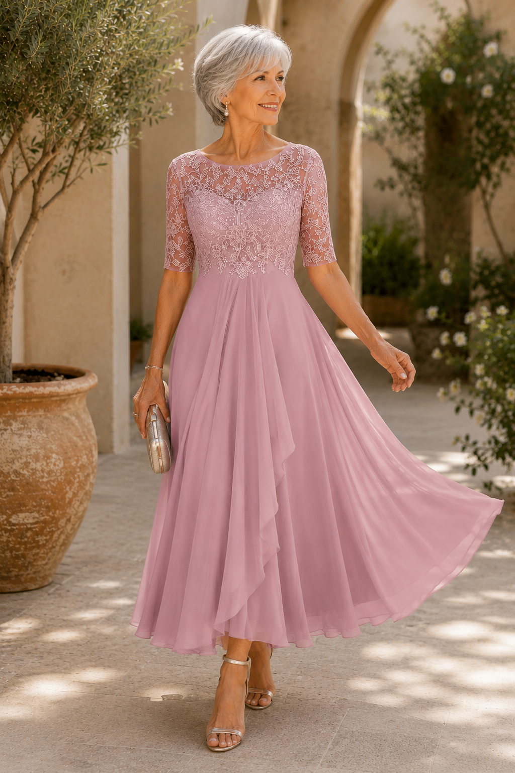 Camden Lace Evening Dress | Women's Elegant Evening Dress | Formal Occasion Dress UK
