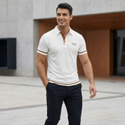 Kensington Cotton Pique Polo | Men's Classic Piqué Polo Shirt | Smart Casual Cotton T-Shirt UK