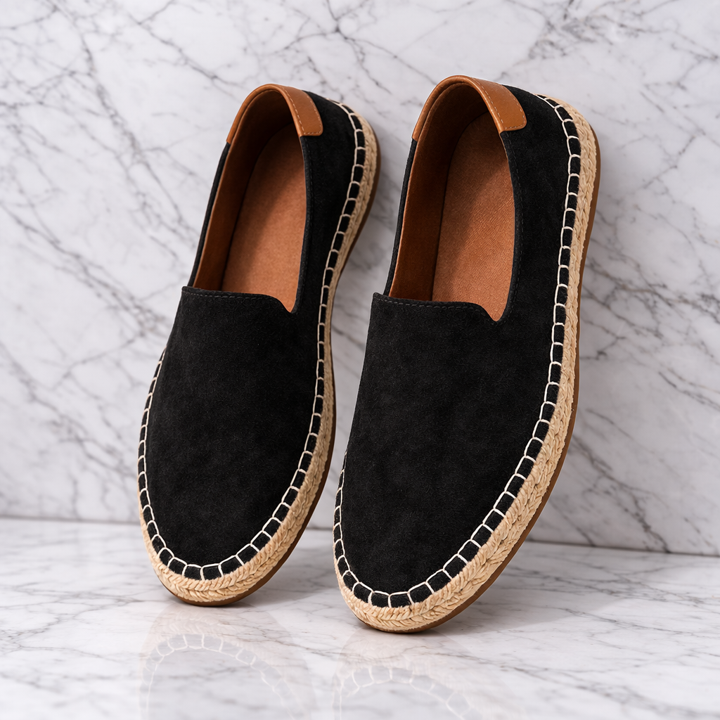 Marlon Leather Loafers | Men's Genuine Leather Loafers | Slip-On Smart Casual Shoes UK