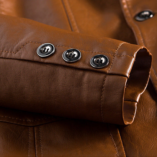 Luca Leather Jacket | Men's Genuine Leather Jacket | Classic Biker Style Outerwear UK