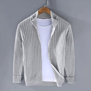 Ravello Ribbed Zip Cardigan | Women's Zip-Up Ribbed Cardigan | Smart Casual Knitwear UK