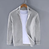 Ravello Ribbed Zip Cardigan | Women's Zip-Up Ribbed Cardigan | Smart Casual Knitwear UK
