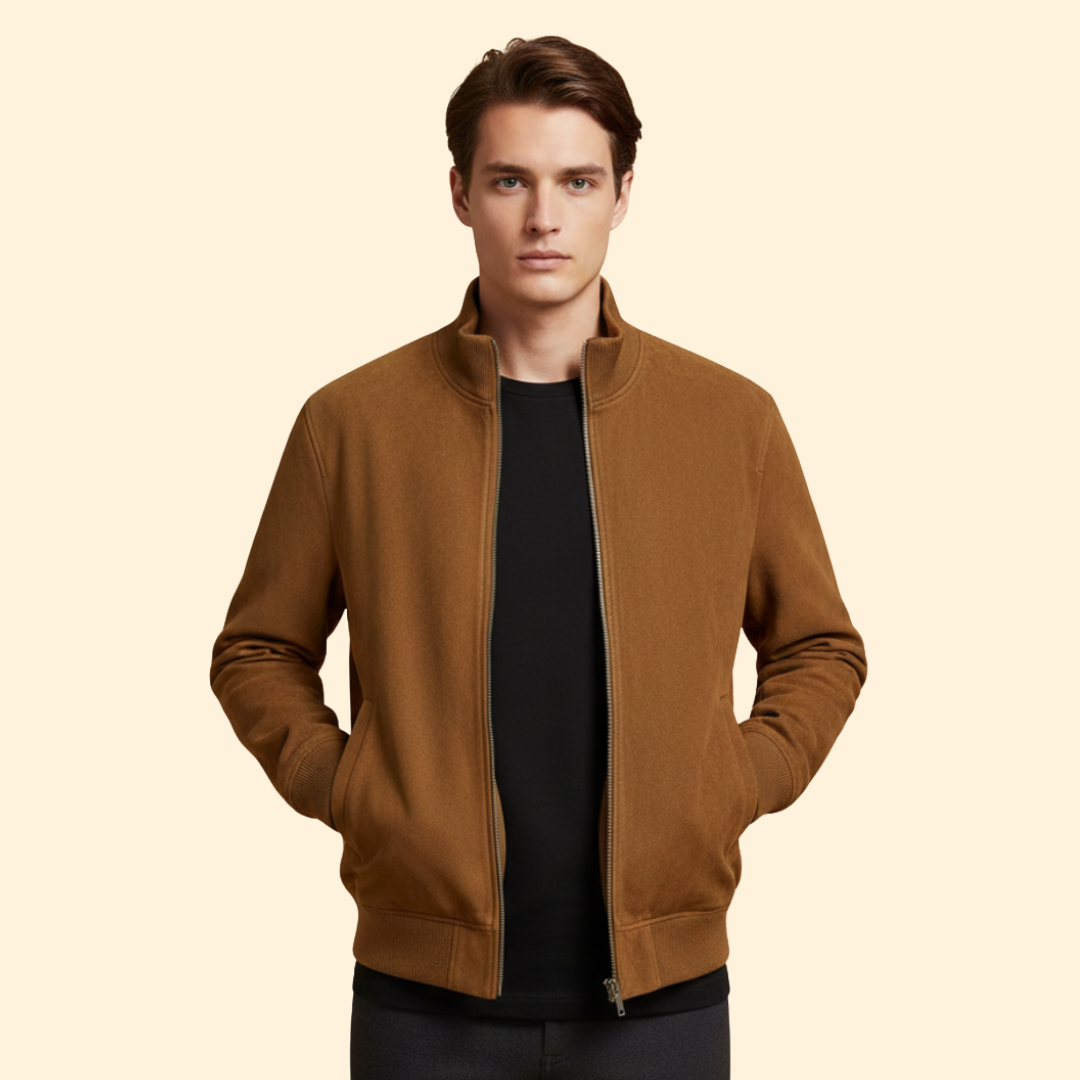Dennis-Knit-Collar-Bomber-Jacket-Brushed-Rib-Cuff-Side-Pocket-Regular-Fit-Outerwear-image-2.png