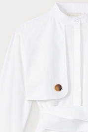 Hans Cotton Maxi Shirt Dress | Maxi Dress | Women Relaxed White