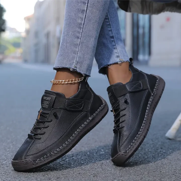 Elira Supportive Everyday Sneakers | Men's Comfort Memory Foam Trainers | Cushioned Everyday Shoes UK