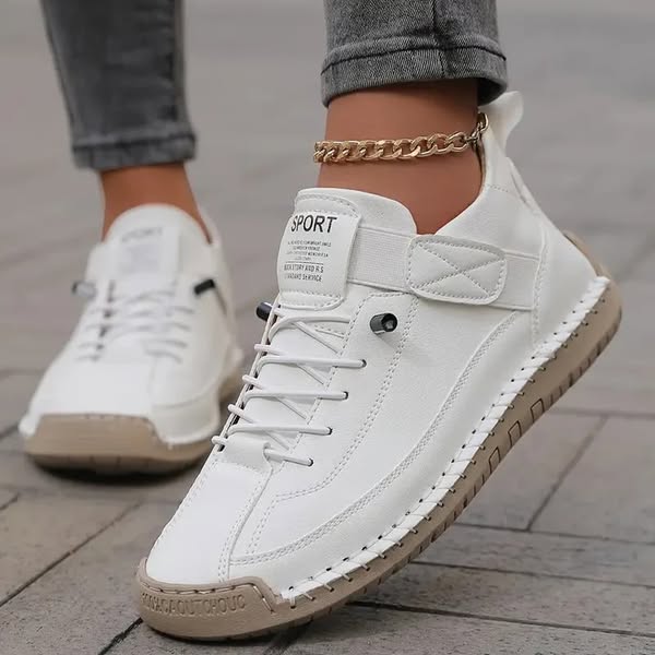 Elira Supportive Everyday Sneakers | Men's Comfort Memory Foam Trainers | Cushioned Everyday Shoes UK
