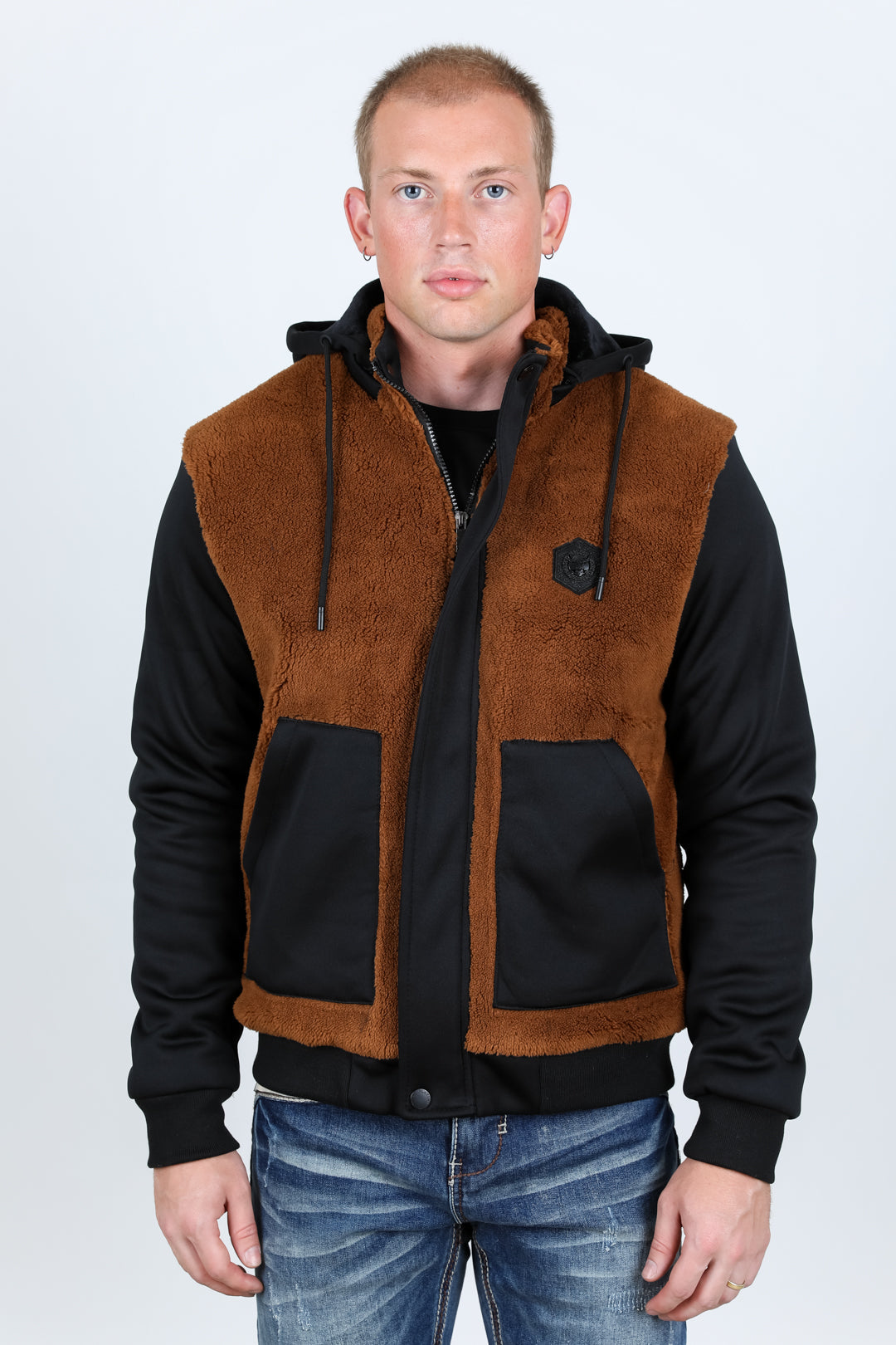 Fur-Lined Quilted Hooded Jacket II | Jacket | Women's Black Camel Quilted Fur Lined Hooded