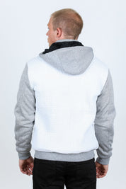 Fur-Lined Quilted Hooded Jacket | Women's Winter Coat with Hood | White Camel