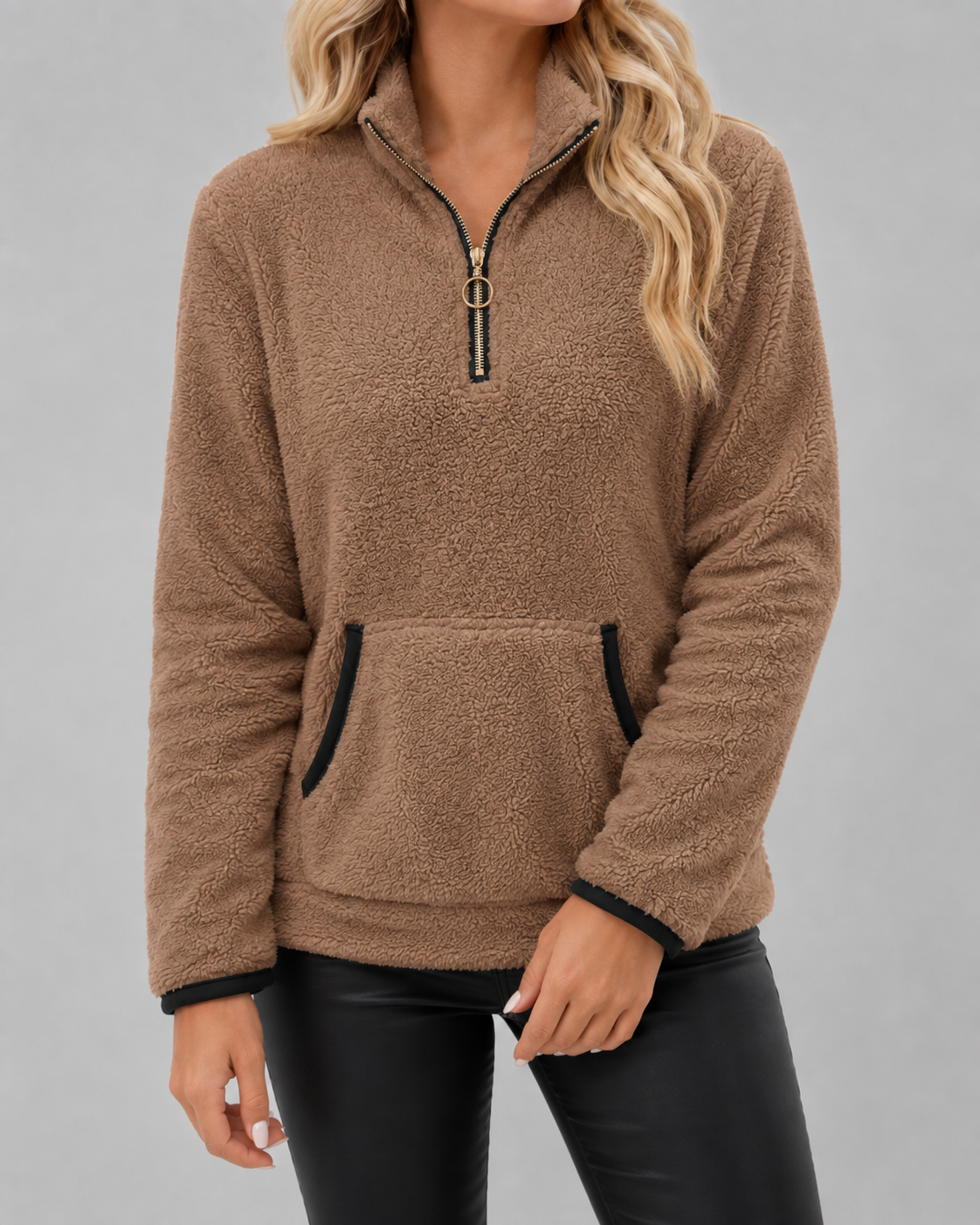 Fiona-Teddy-Fleece-Half-Zip-Sweater-Funnel-Neck-Kangaroo-Pocket-Relaxed-Fit-Pullover-image.png