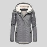 Women's Fleece-Lined Winter Parka | Plush Hood Zip Snap Front Closure | Warm Coat Extended Sizes | S–2XL