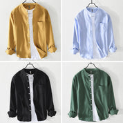 Florence Cotton Shirt | Men's Classic Cotton Shirt | Smart Casual Everyday Top UK