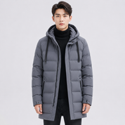 Whitstable Hooded Puffer Jacket | Men's Padded Winter Coat | Warm Insulated Outerwear UK
