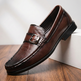 Lorenzo Leather Loafers | Men's Genuine Leather Loafers | Slip-On Smart Casual Shoes UK