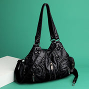 Eleanor Shoulder Bag | Women's Leather Shoulder Bag | Structured Handbag UK