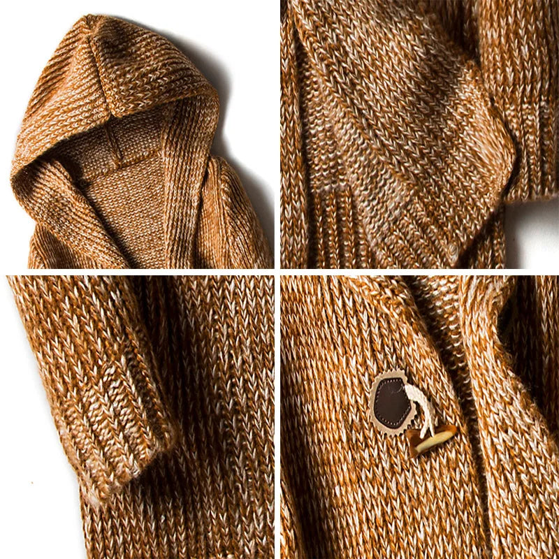 Westin Wool Cardigan | Men's Wool Cardigan | Warm Classic Knit Jumper UK
